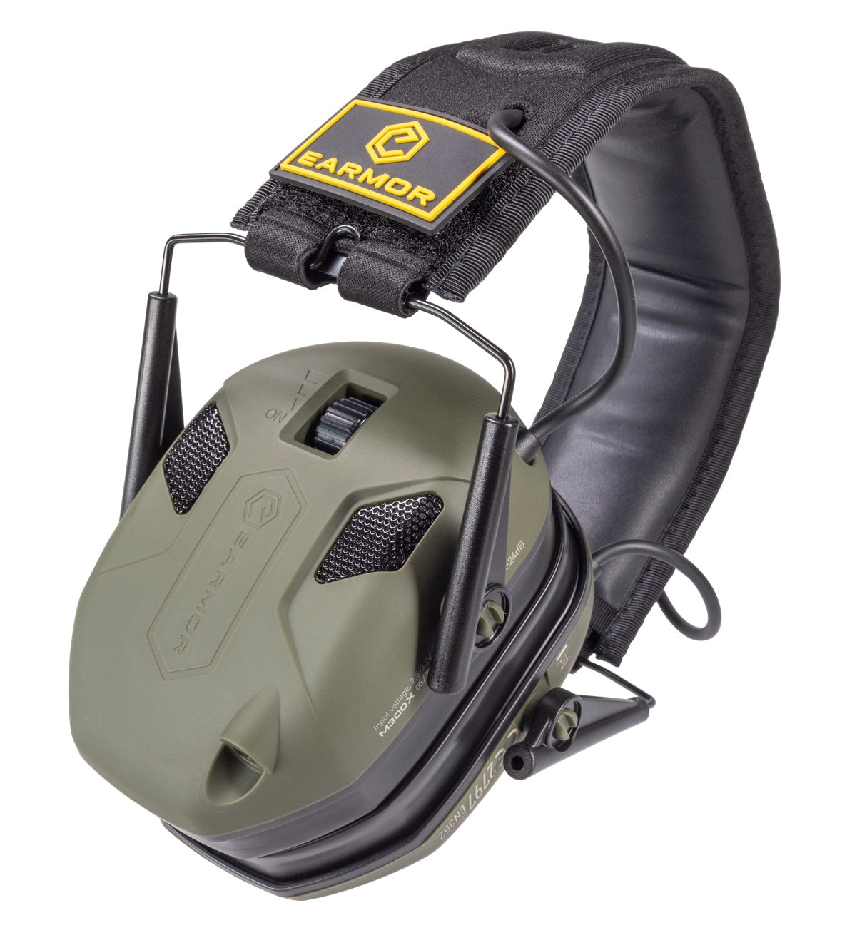 Earmor M300X Electronic Earmuffs - Foliage Green