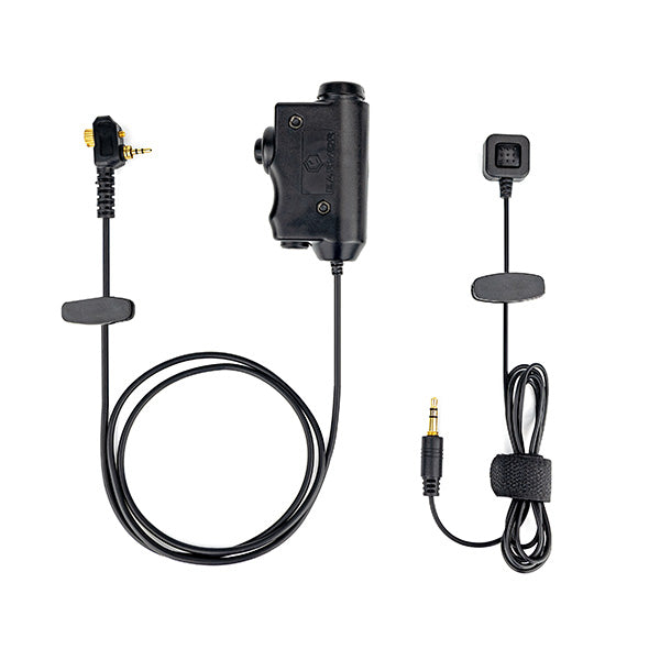 Earmor M52 Tactical PTT (push to talk) with Finger Button - Kenwood