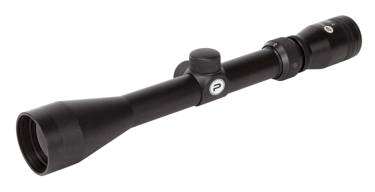 Pecar Optics White Carbon 3-9x40 Rifle Scope Mil-Dot