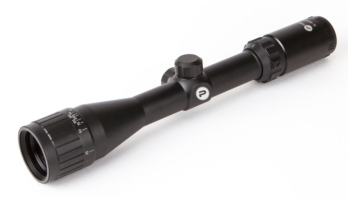Pecar Optics Blue Carbon 3-9x44AO Rifle Scope Mil-Dot