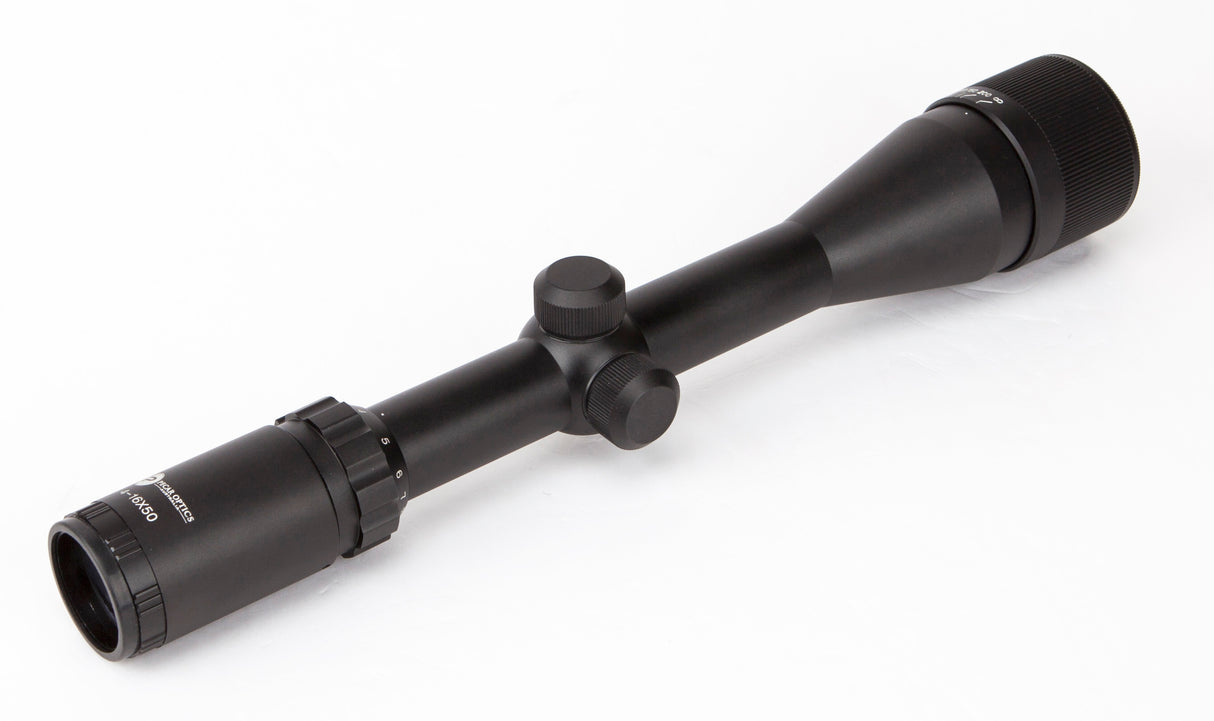 Pecar Optics Blue Carbon 4-16x50AO Rifle Scope Mil-Dot