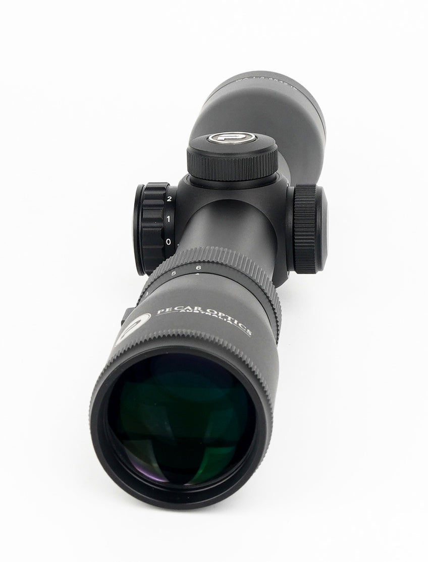 Pecar Optics Black Carbon 1.5-6x42IR Rifle Scope German 4