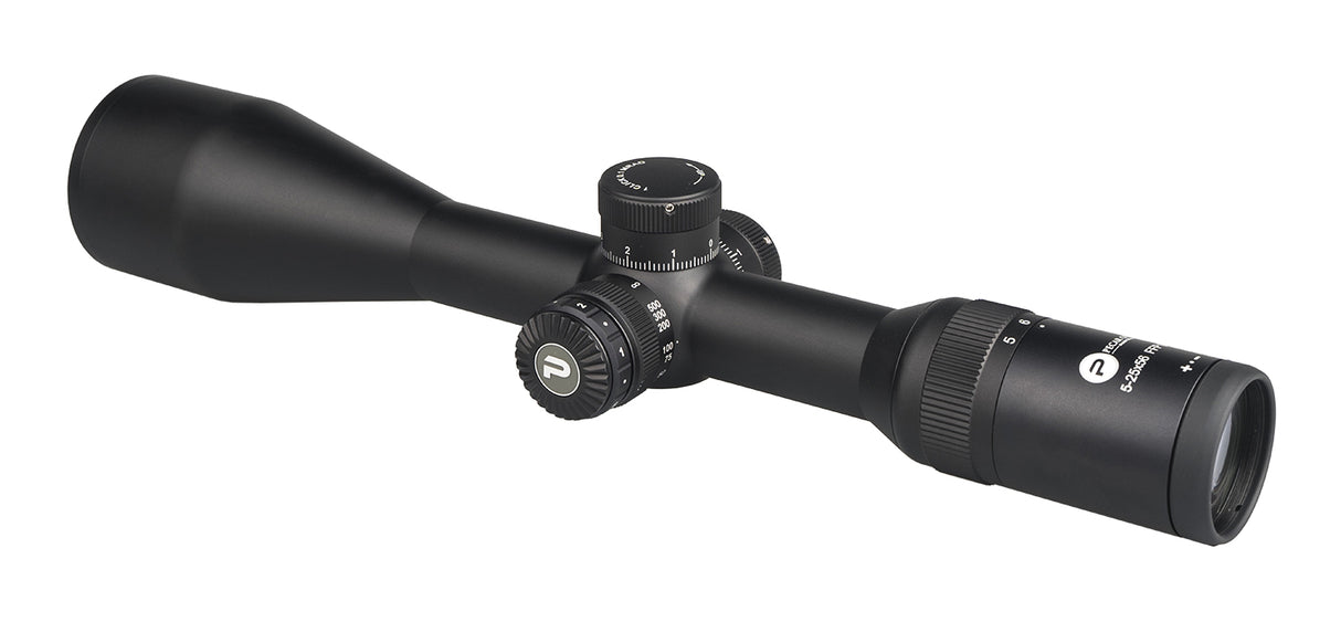 Pecar Optics Black Carbon 5-25x56IR Rifle Scope First Focal Plane FFP