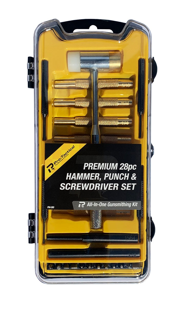 Pro-Tactical Gunsmithing Kit Hammer, Punch & Screwdriver Set