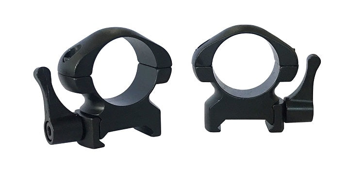 Pecar Optics 1in Scope Rings Medium Weaver Style Quick Detach