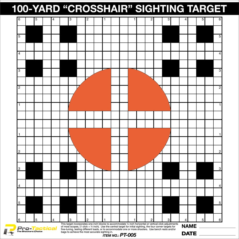Pro-Tactical Crosshair Sighting in Target 20 pack