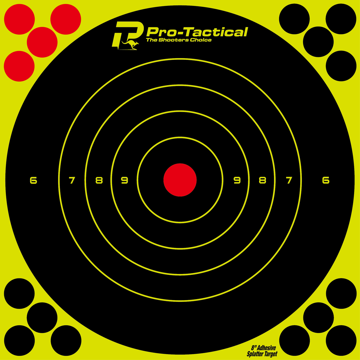 Pro-Tactical Adhesive Splatter Target 8in - 10 Pack