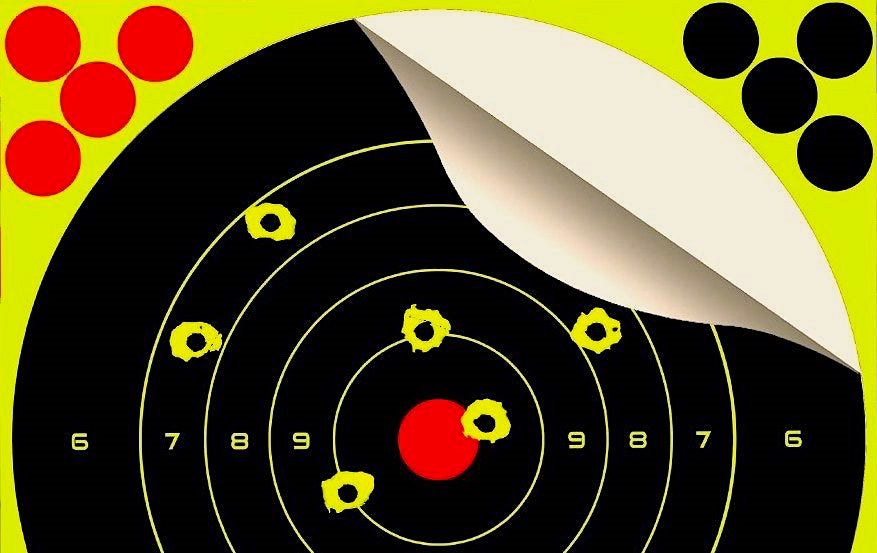 Pro-Tactical Adhesive Splatter Target 8in - 10 Pack