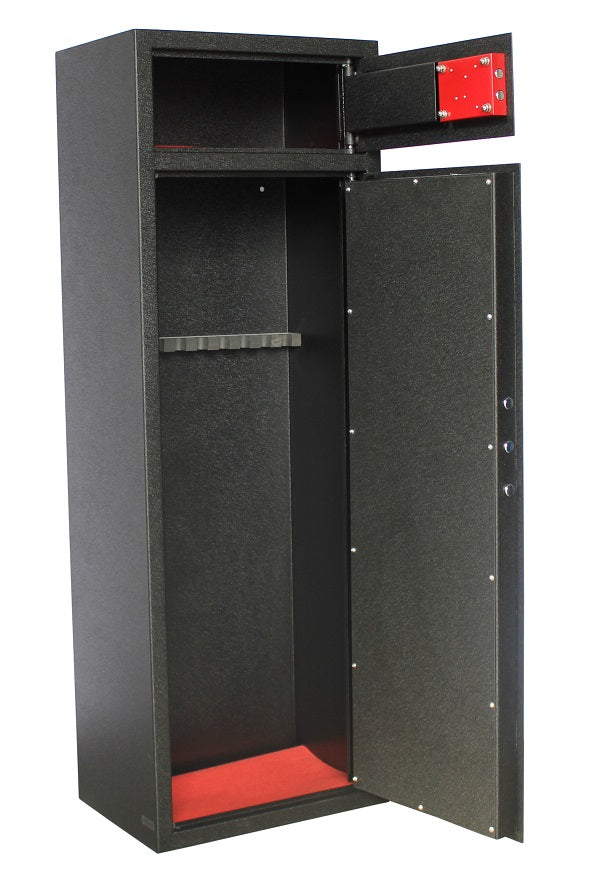 Pro-Tactical Hunter 10 Gun Safe Key Lock with Top Locker