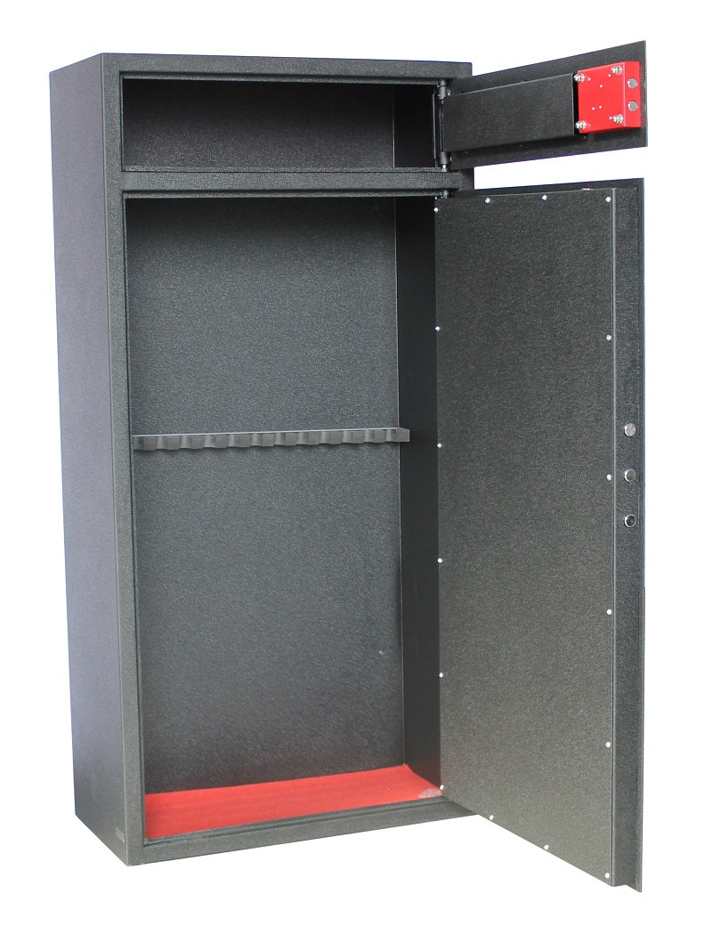 Pro-Tactical Hunter 14 Gun Safe Key Lock with Top Locker