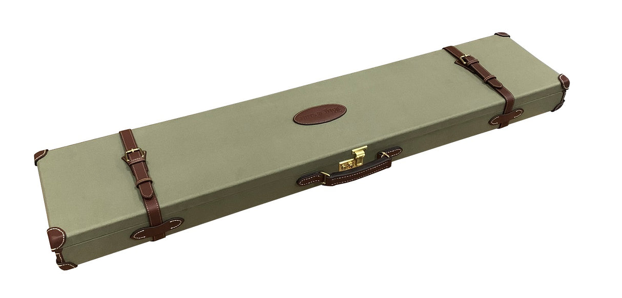 Pro-Tactical Big Game Dlx Leather & Canvas Rifle Hard Case