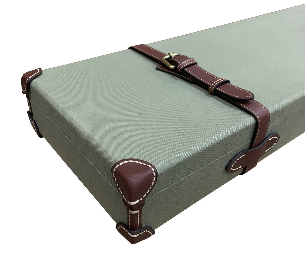 Pro-Tactical Big Game Dlx Leather & Canvas Rifle Hard Case