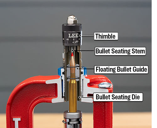 Lee Micrometer Precision Bullet Seater Die - 308 Win