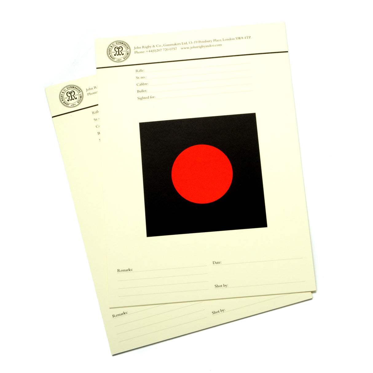 Rigby Rifle Targets (set of 10)