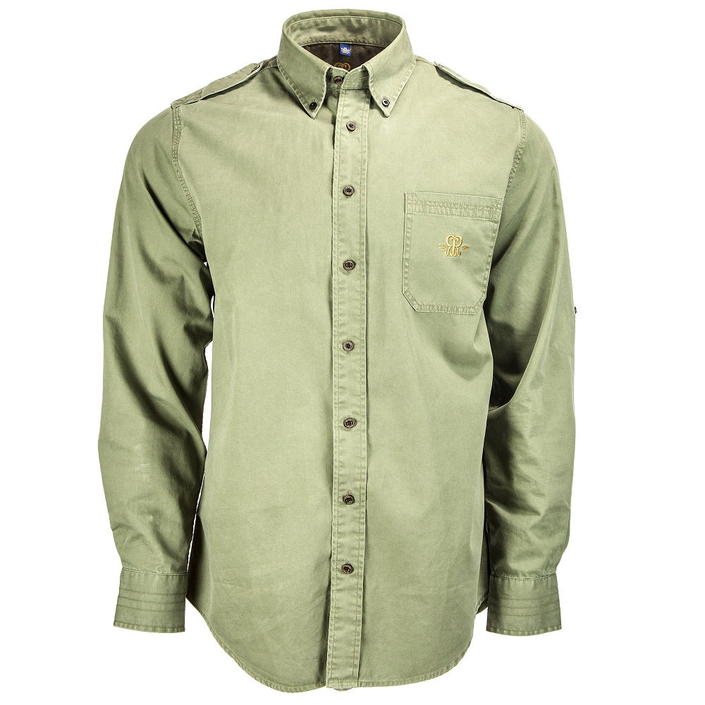 Rigby Hunting Shirt (Long Sleeved) - Green - Medium