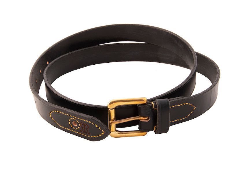 Rigby Leather Rising Bite Belt - Black