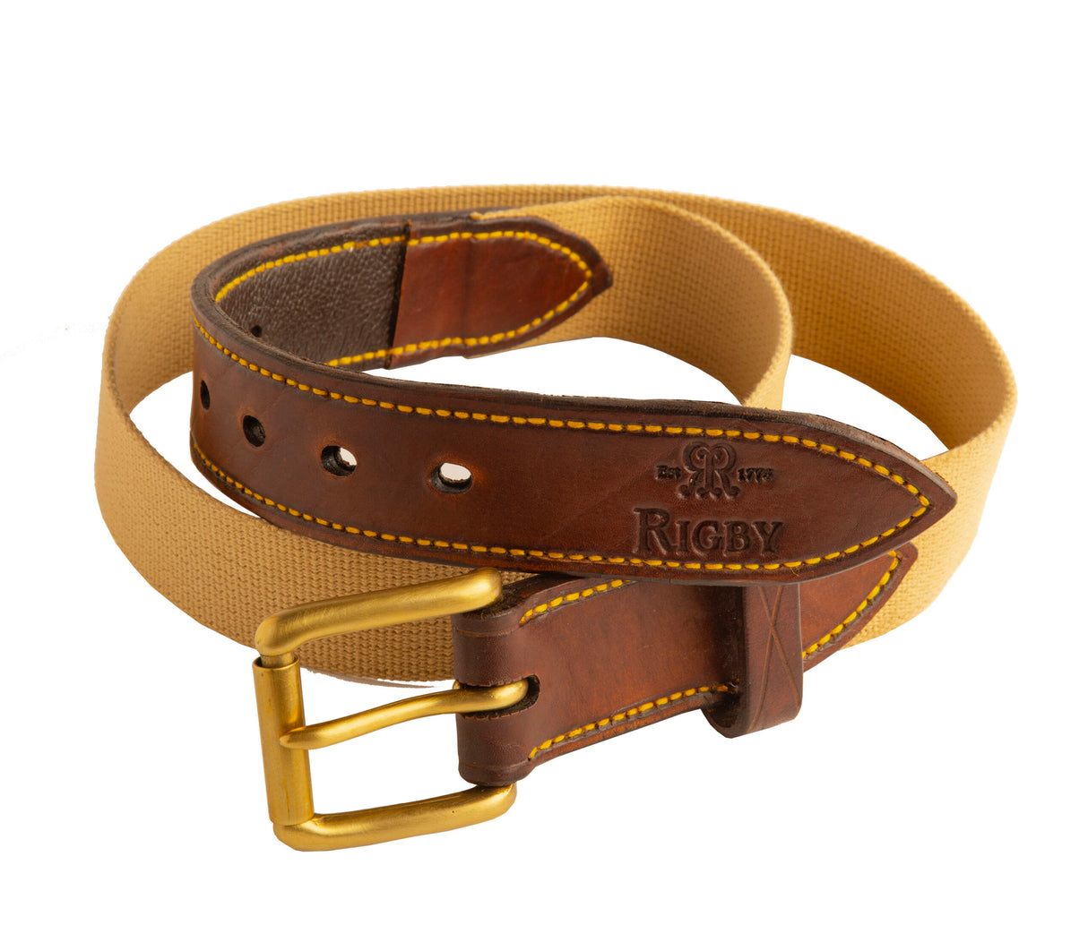 Rigby Canvas and Leather Normal Belt