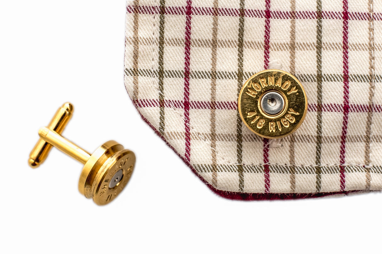 Rigby Cufflinks (Brass) - .416 Rigby