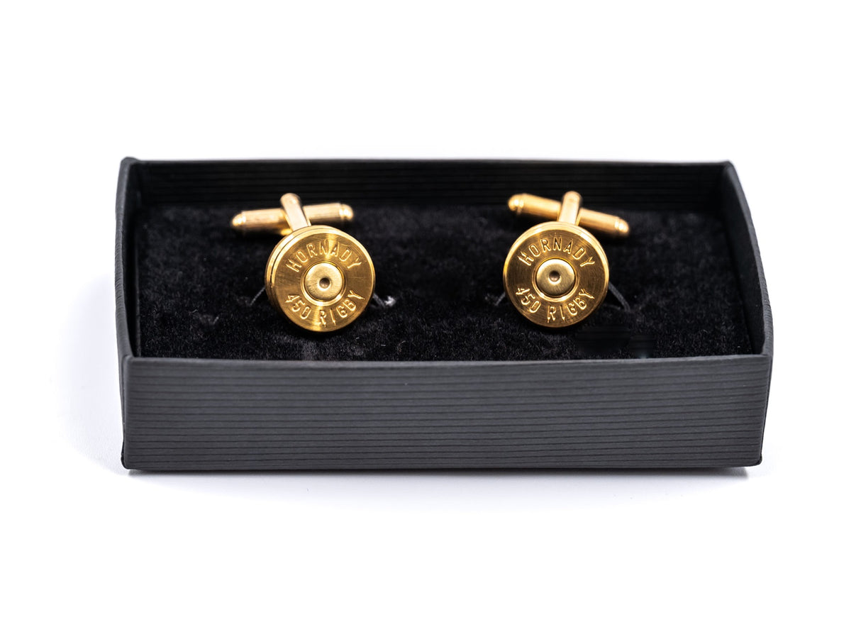 Rigby Cufflinks (Brass) - .450 Rigby
