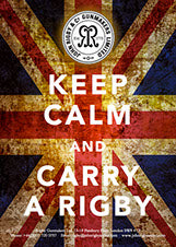Rigby Keep Calm A3 Poster
