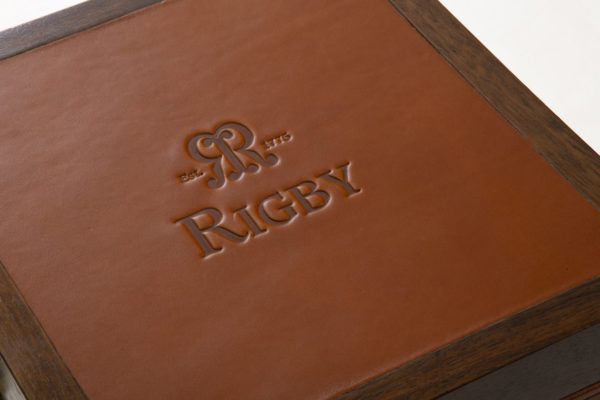 Rigby Bespoke Leather and Walnut Whisky Travel Case