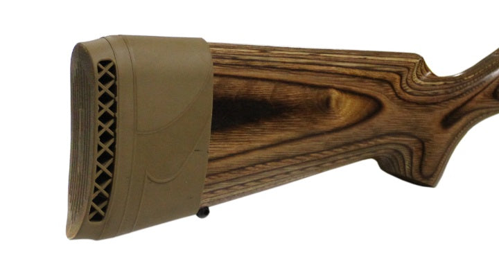 Pro-Tactical Heavy Duty Slip On Rubber Recoil Pad - Brown