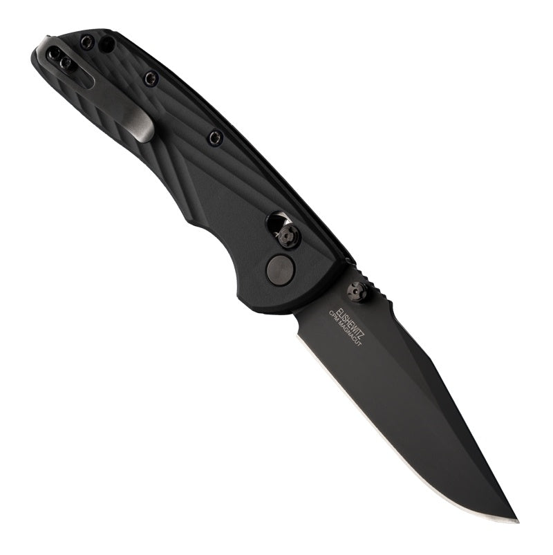 Hogue Deka Knife 3.25" ABLE Lock Folder - Clip Point Blade Black Finish - Polymer Frame - Black