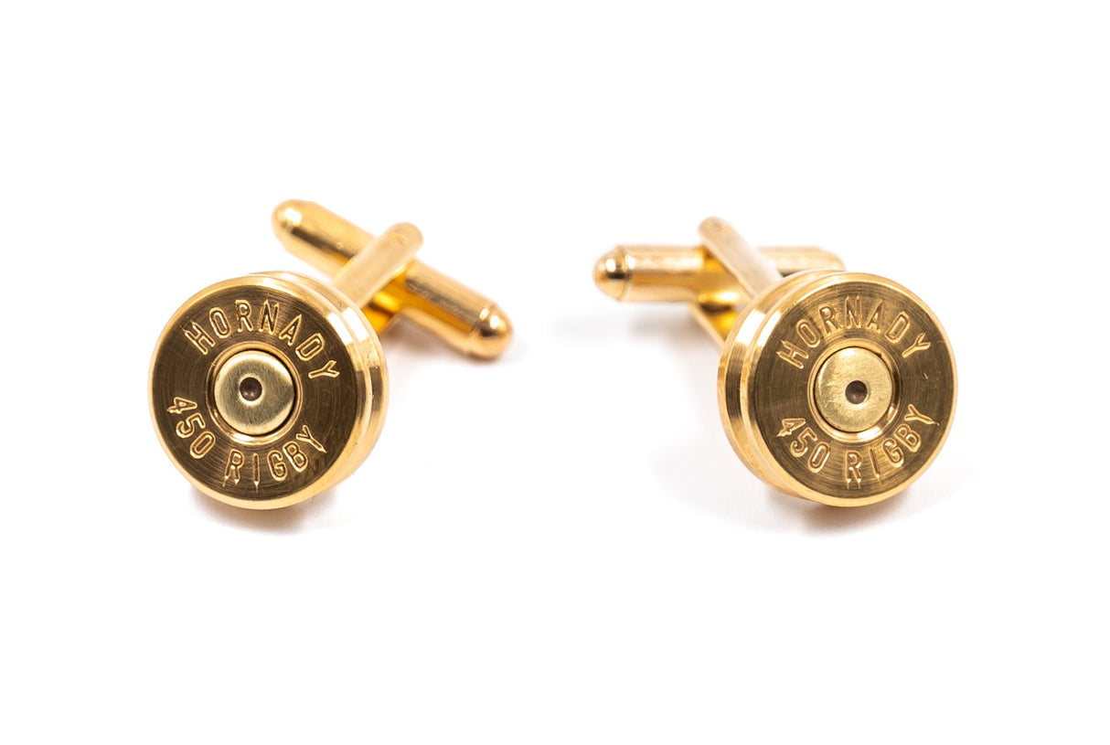 Rigby Cufflinks (Brass) - .450 Rigby