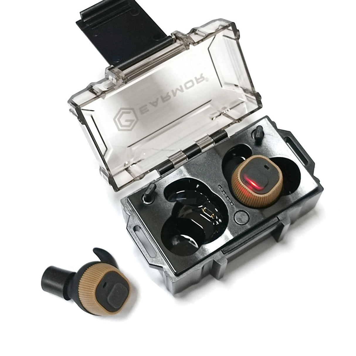 Earmor M20 Electronic Earplugs - Coyote Brown