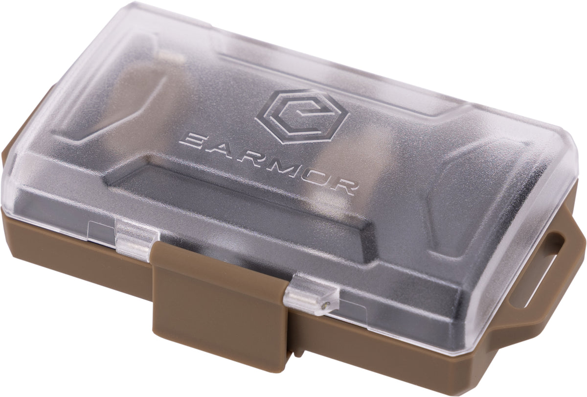 Earmor M23T-AI Bluetooth Electronic Earbuds - Coyote Brown