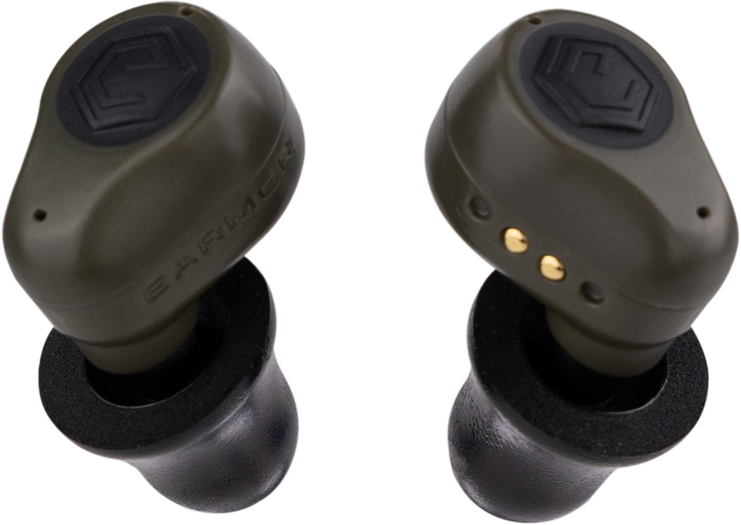 Earmor M23T-AI Bluetooth Electronic Earbuds - Foliage Green