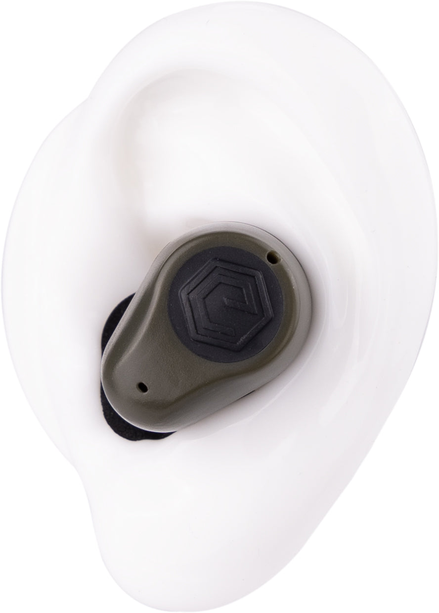 Earmor M23T-AI Bluetooth Electronic Earbuds - Foliage Green