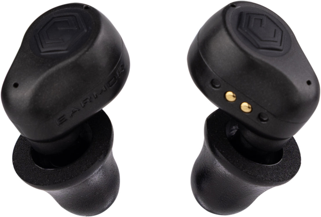 Earmor M23T-AI Bluetooth Electronic Earbuds - Tactical Black