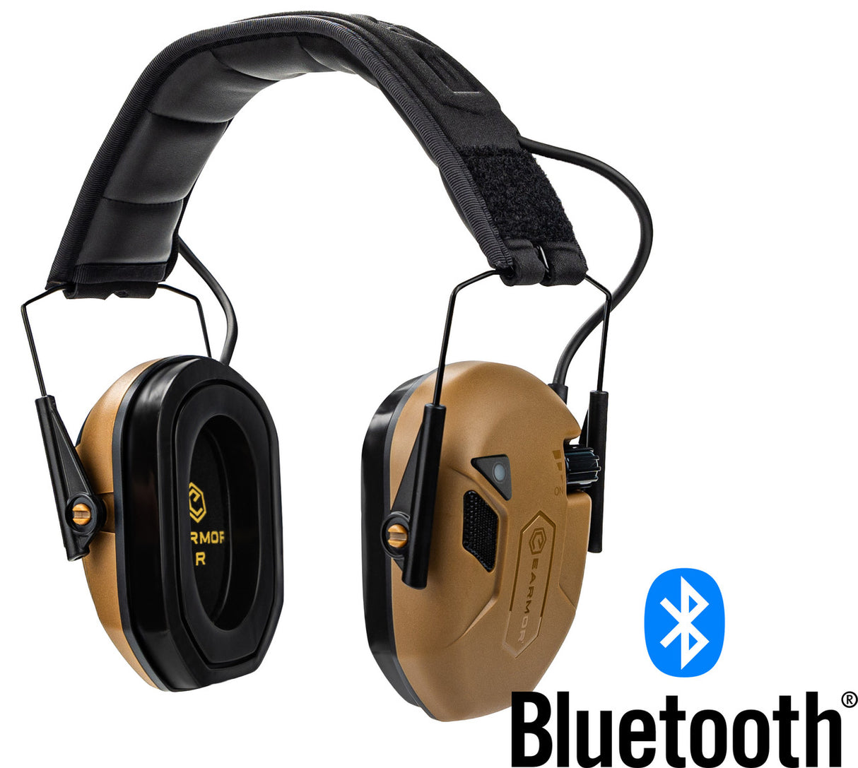Earmor M300T Electronic Bluetooth Earmuffs - Coyote Brown