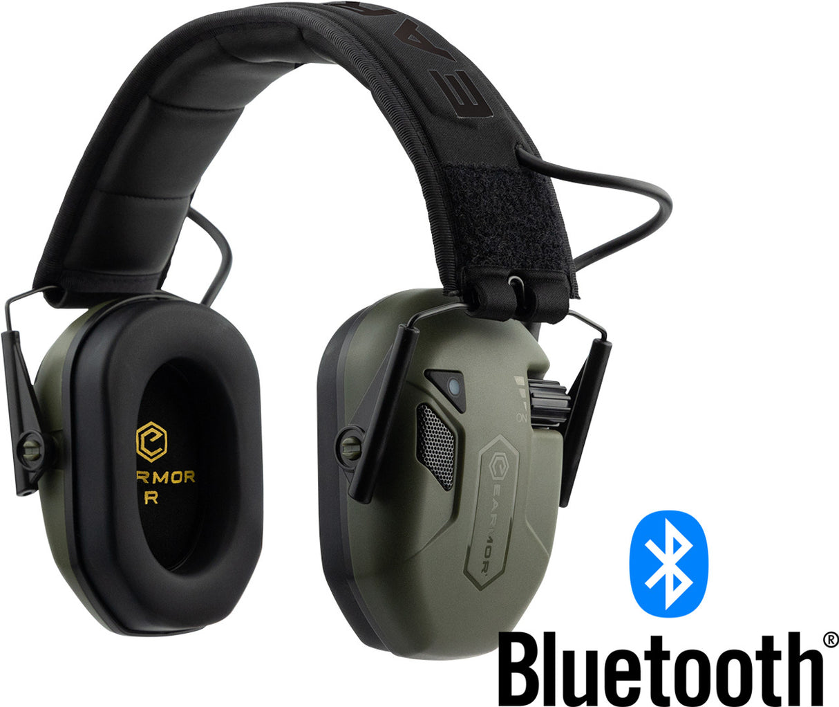Earmor M300T Electronic Bluetooth Earmuffs - Foliage Green