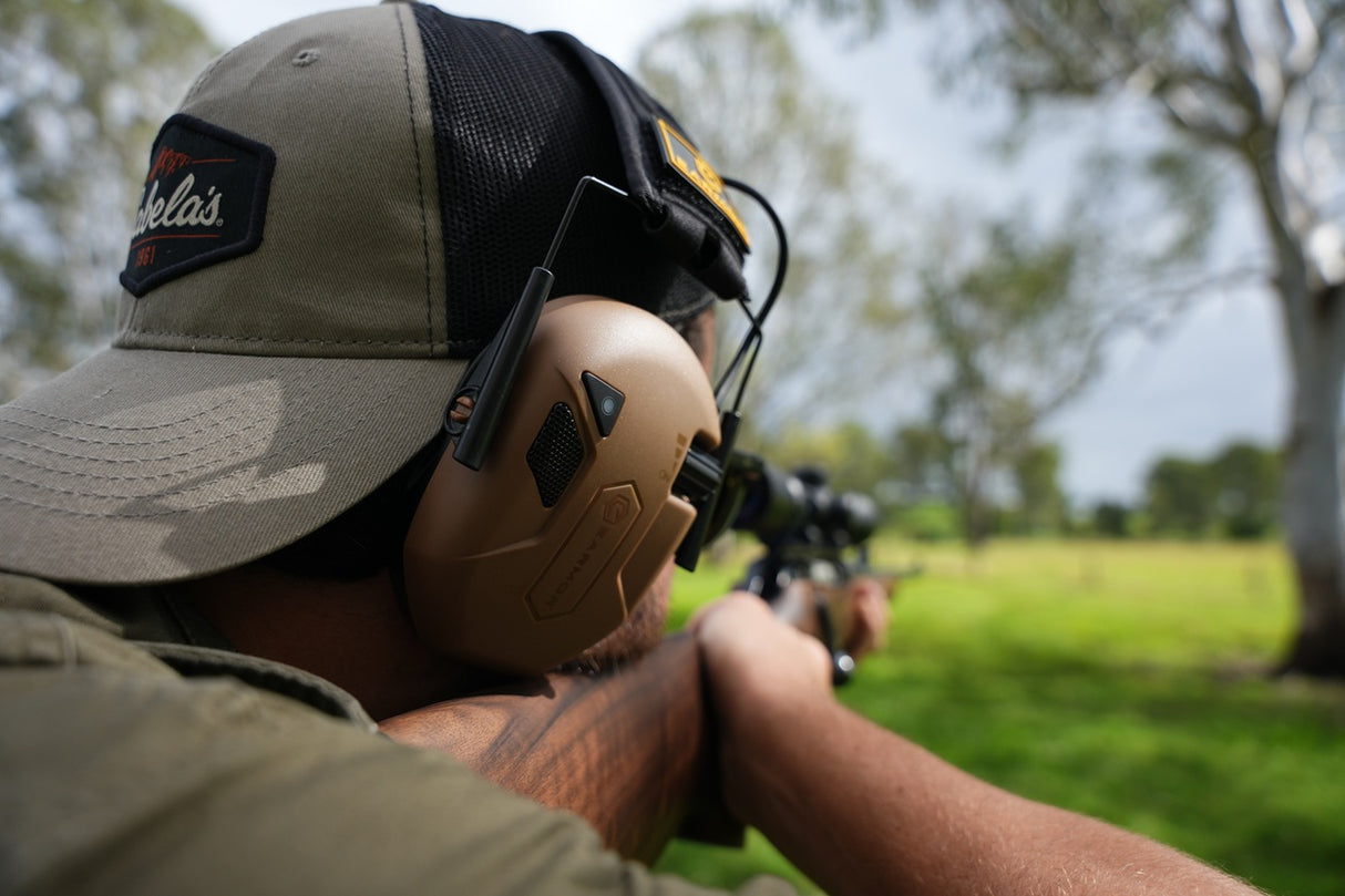 Earmor M300T Electronic Bluetooth Earmuffs - Coyote Brown