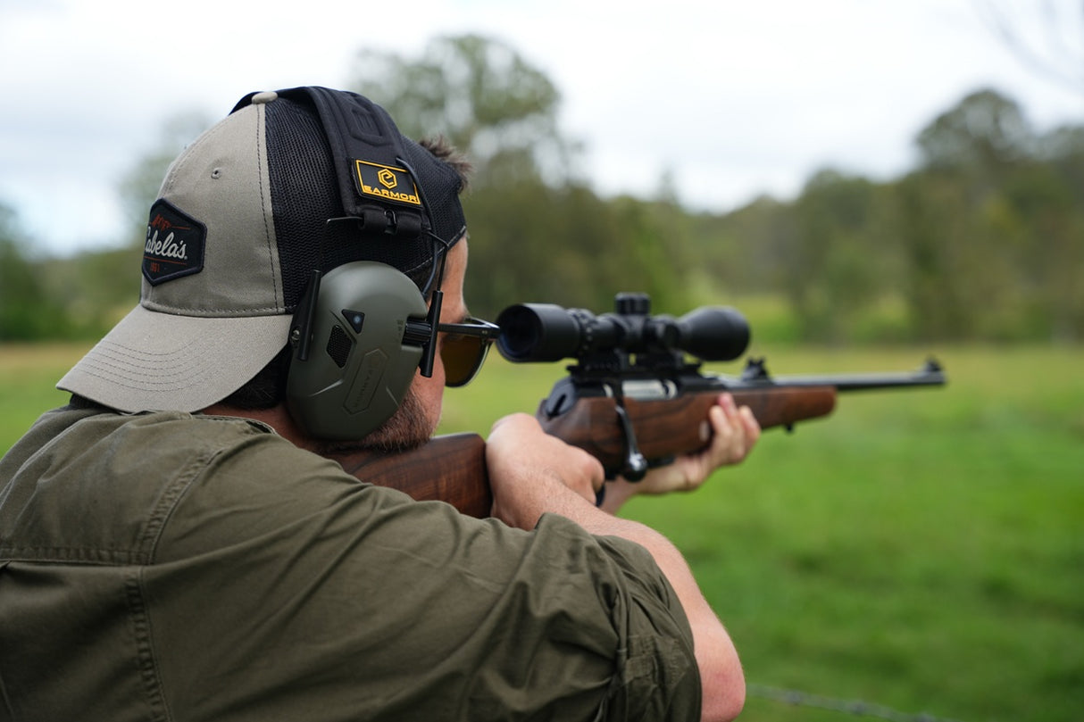 Earmor M300T Electronic Bluetooth Earmuffs - Foliage Green