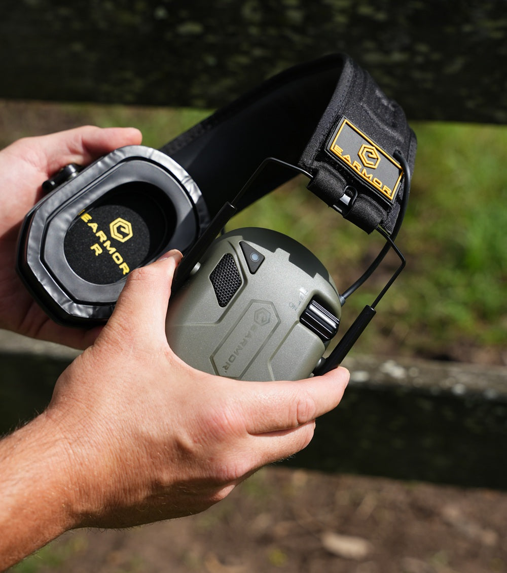 Earmor M300T Electronic Bluetooth Earmuffs - Foliage Green