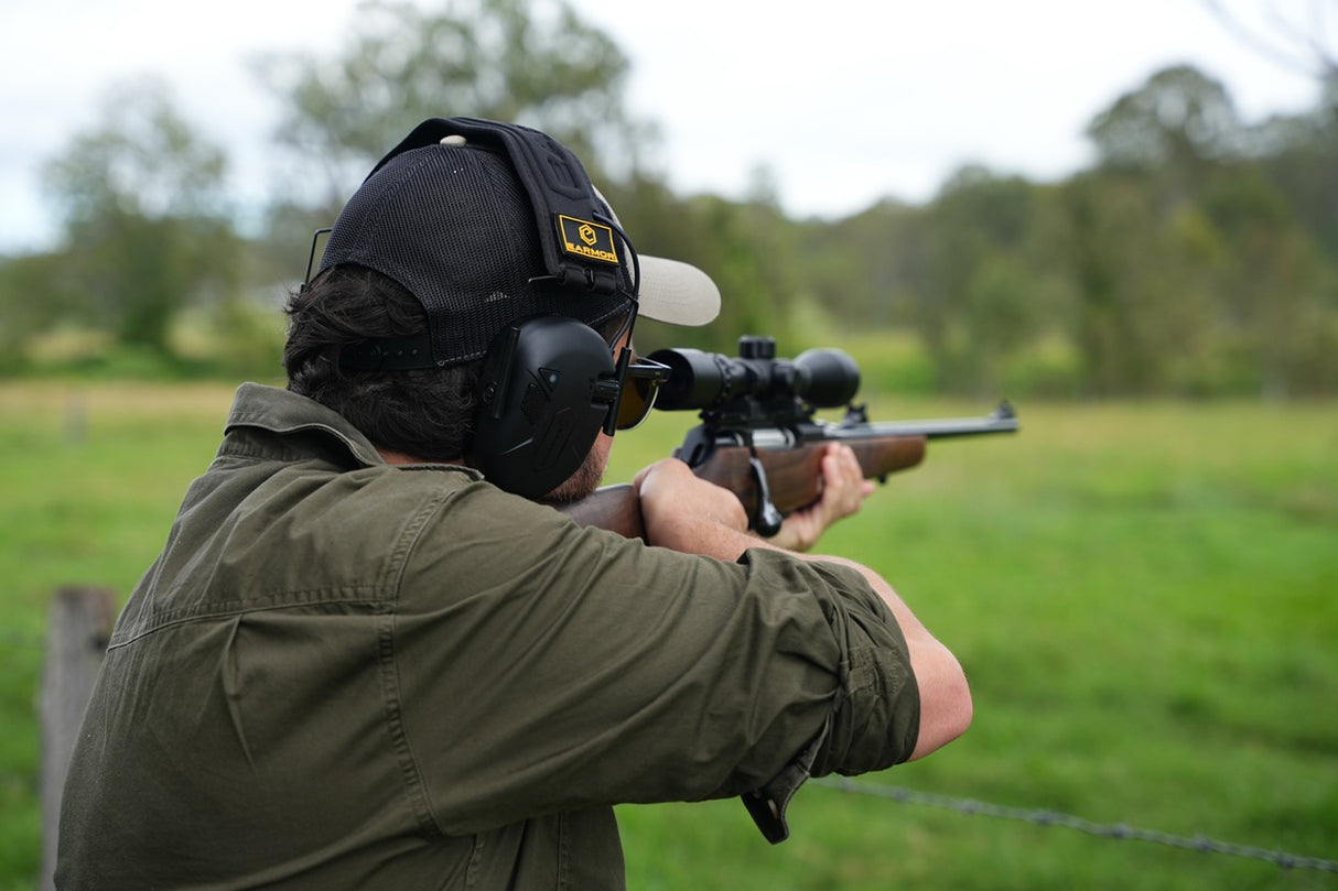 Earmor M300T Electronic Bluetooth Earmuffs - Tactical Black