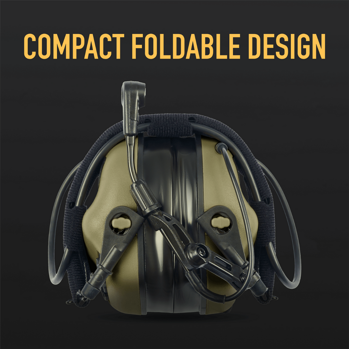 Earmor M32 PLUS Electronic Earmuffs with Microphone - Green