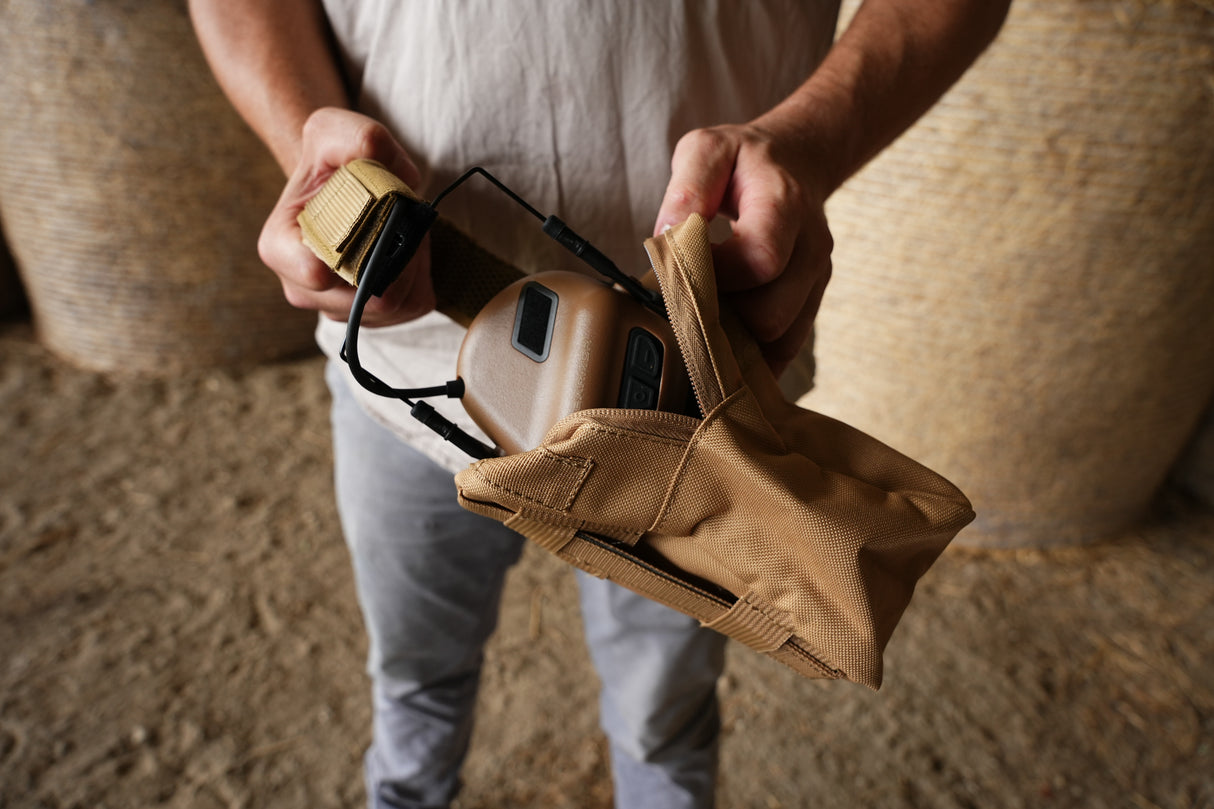 Earmor S17 Tactical Earmuff Carry Bag - Tan