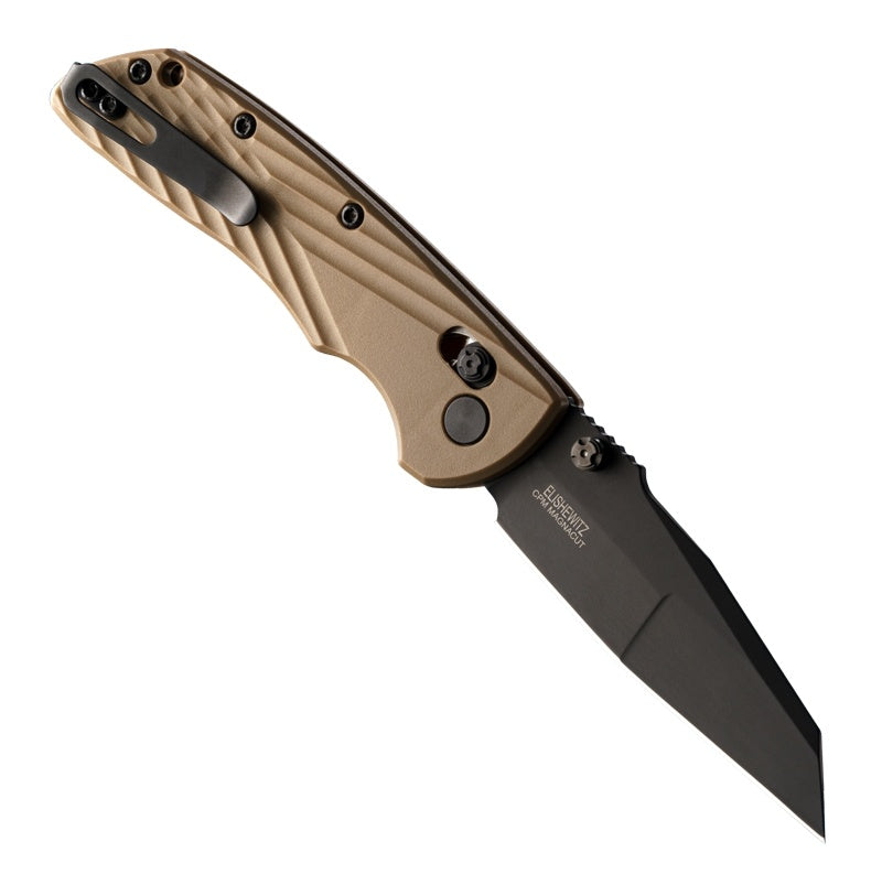 Hogue Deka Knife 3.25" ABLE Lock Folder - Wharncliffe Blade Black Finish - Polymer Frame - Flat Dark Earth (FDE)