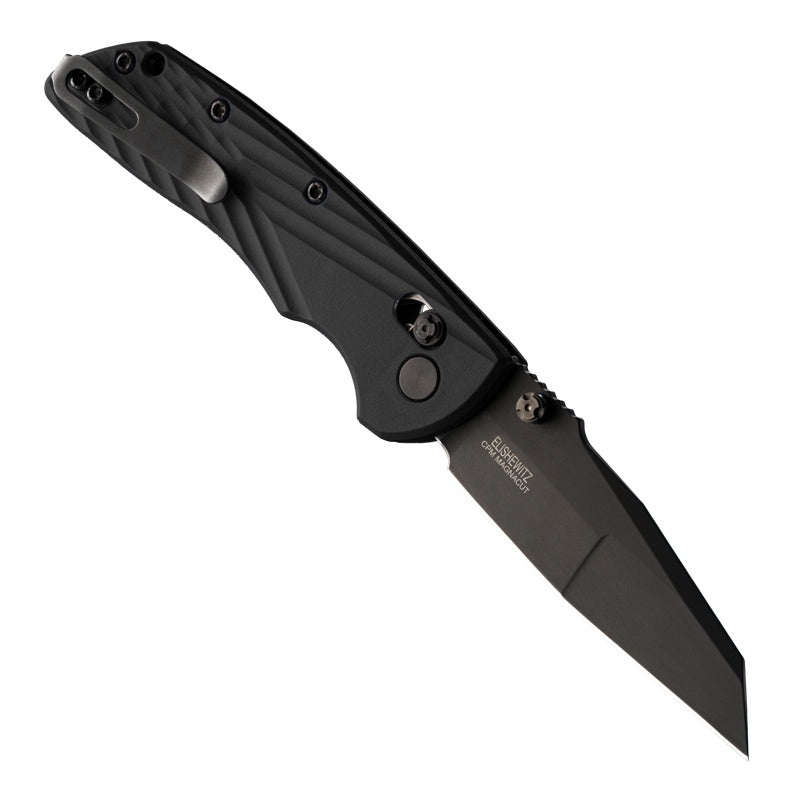 Hogue Deka Knife 3.25" ABLE Lock Folder - Wharncliffe Blade Black Finish - Polymer Frame - Black
