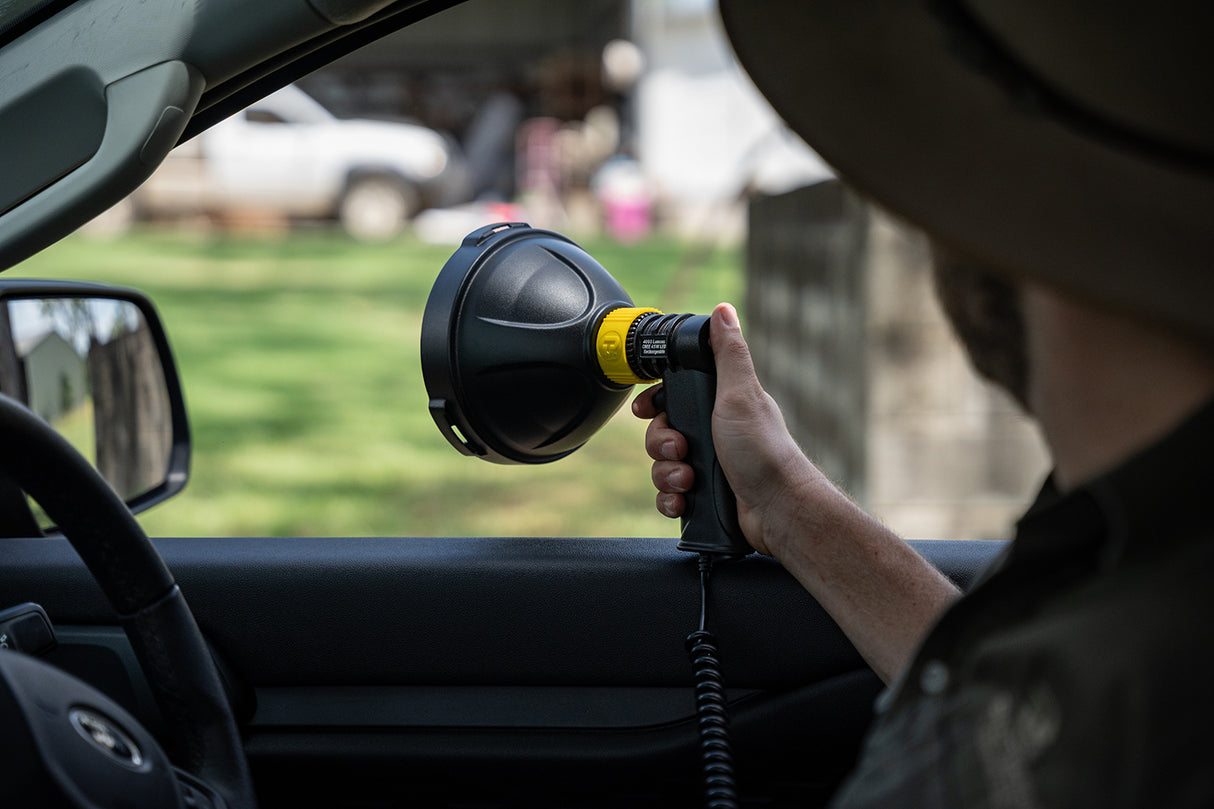 Pro-Tactical Hand Held Spotlight 170mm 45w LED Cig Plug