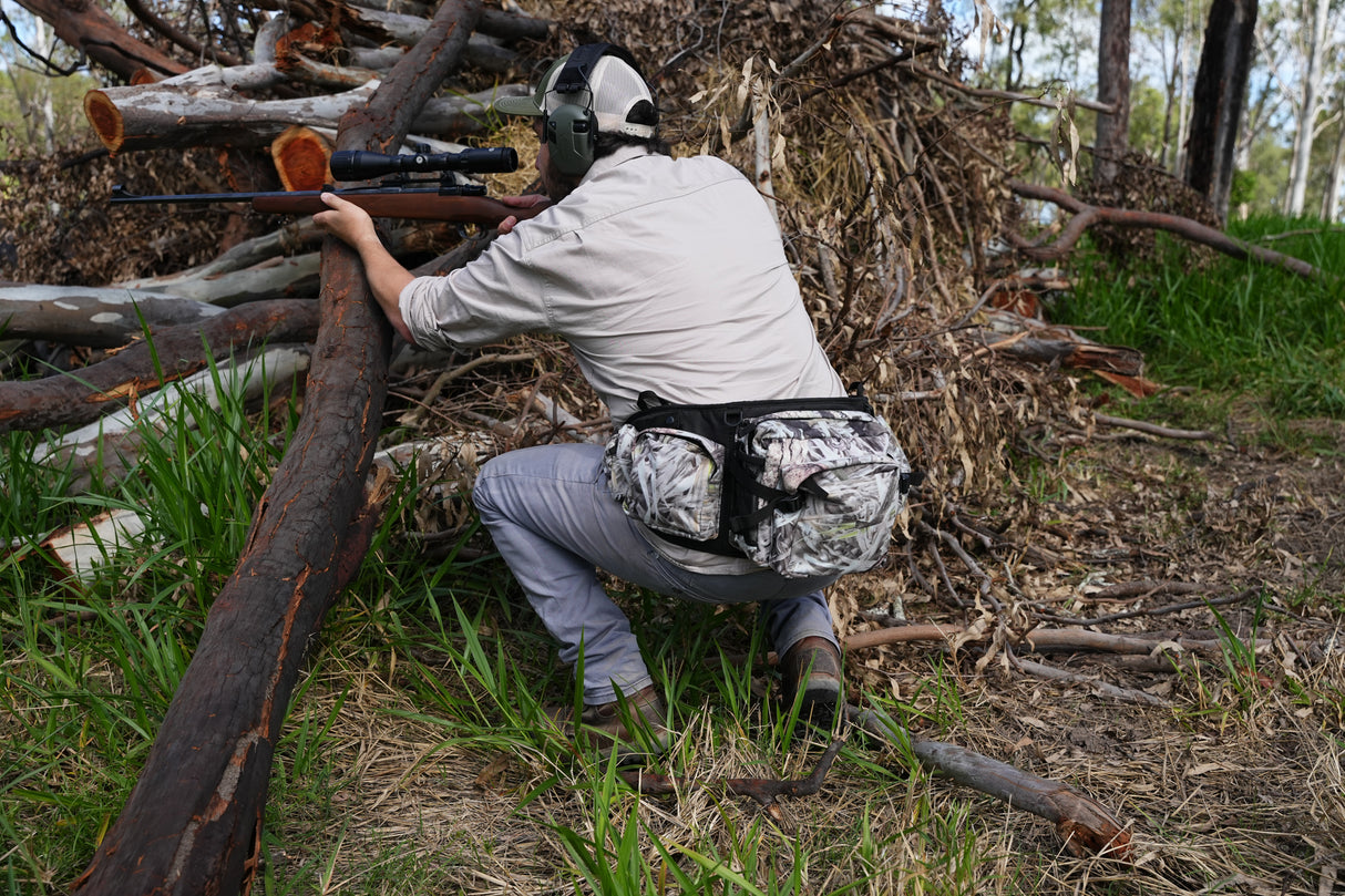 Pro-Tactical Ranger 6 Pocket Bumbag Koorangie Camo Fleece