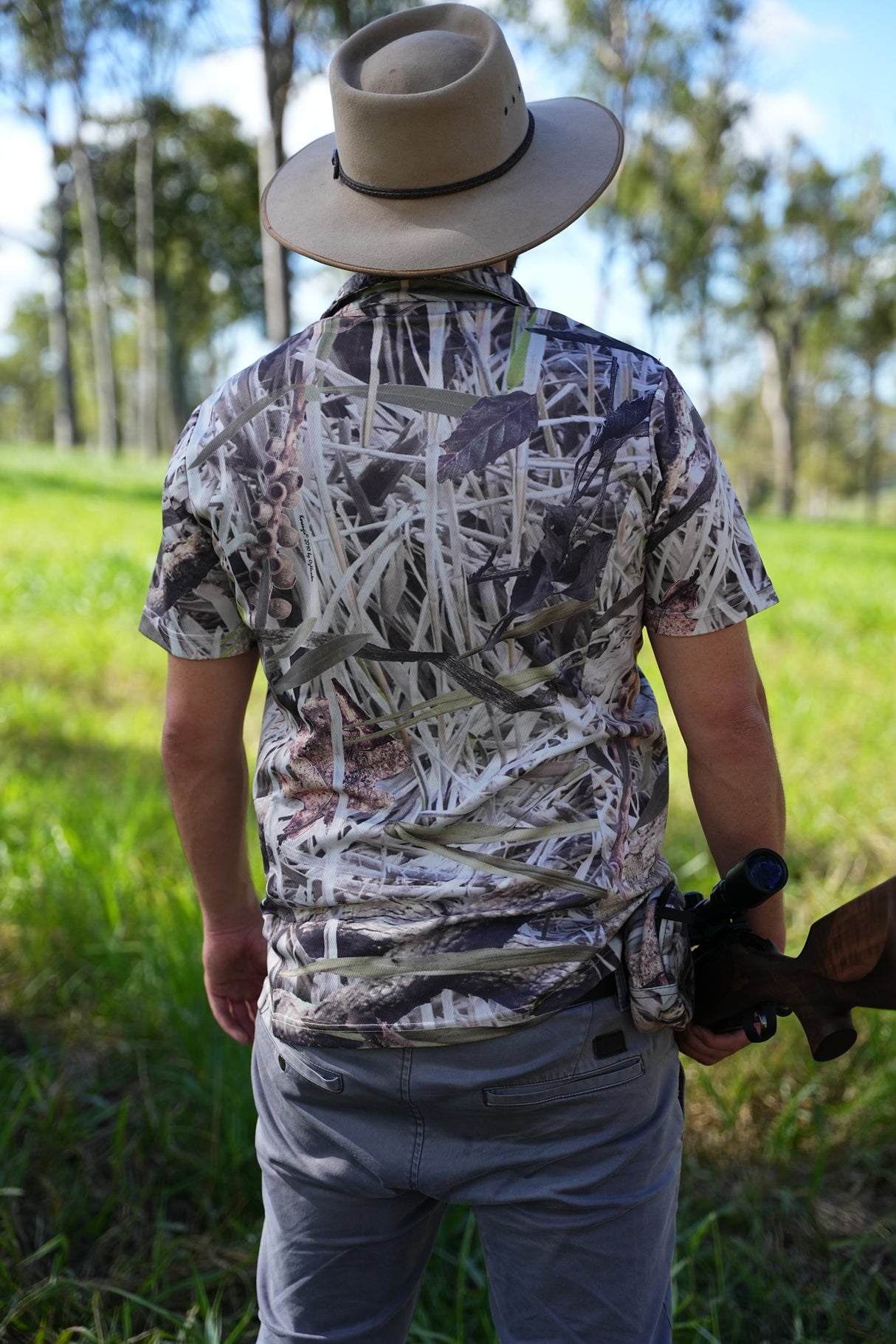 Pro-Tactical Koorangie Camo Bamboo Charcoal Polo Shirt LGE