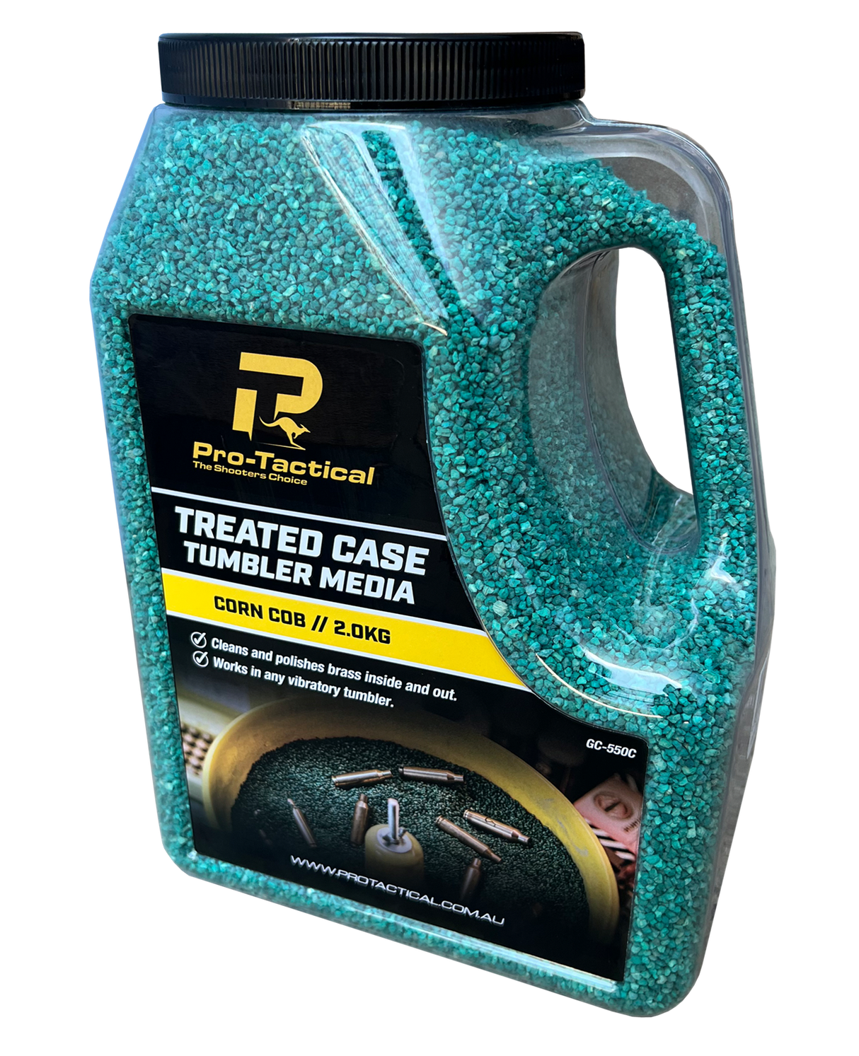 Pro-Tactical Case Tumbler Media - Treated Corn Cob - 2kg