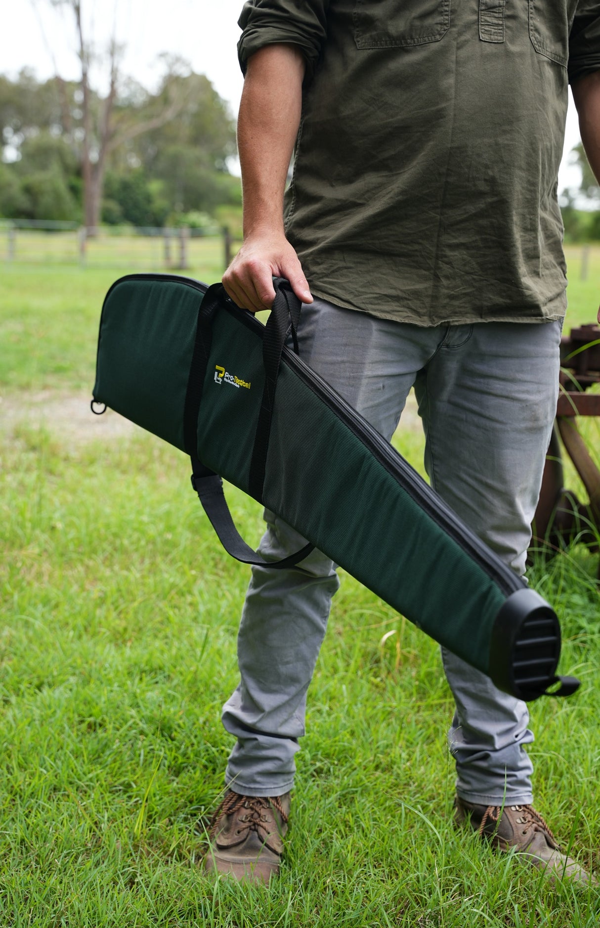 Pro-Tactical Executive Gun Bag Canvas Green 48