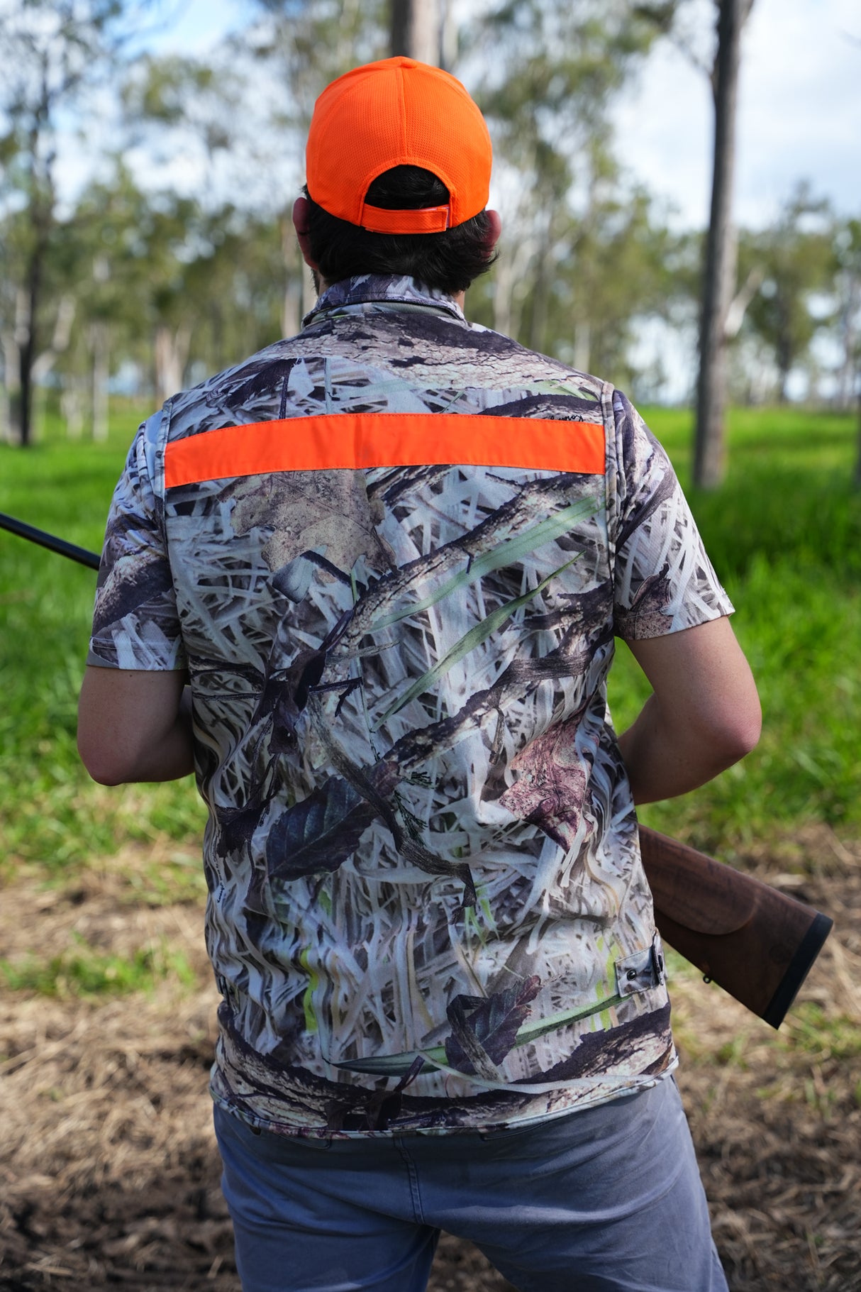 Pro-Tactical Blaze Orange Air Mesh Cap