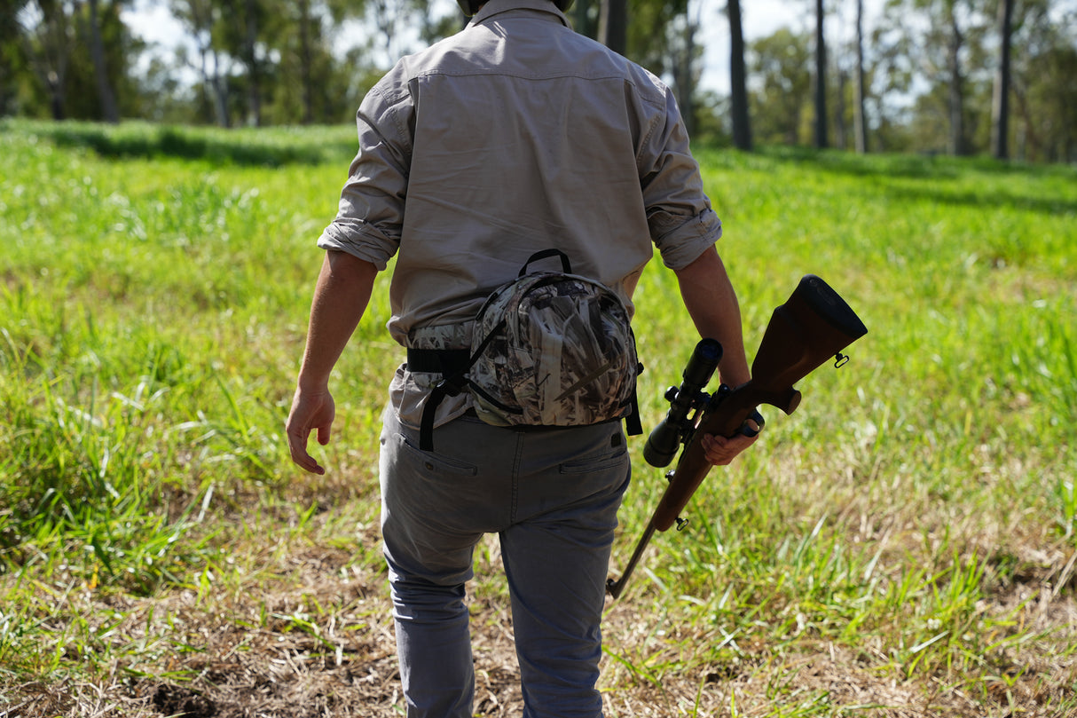 Pro-Tactical Scout 2 Pocket Bum Bag Koorangie Camo Fleece